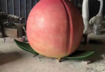 園林桃子雕塑 風景區仿真雕塑 廣場小品