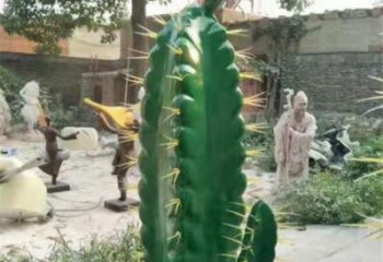 伊犁庭院仙人球雕塑