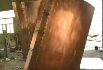 沙坪壩鑄銅書籍供應(yīng)，街景小品，銅書籍雕塑廠家優(yōu)價(jià)